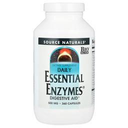 Source Naturals Daily Essential Enzymes 500 Mg 360 Capsules