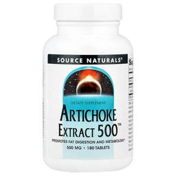 Source Naturals Artichoke Extract 500 180 Tablets