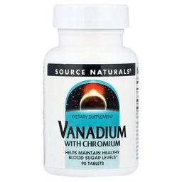 Source Naturals Vanadium With Chromium 90 Tablets