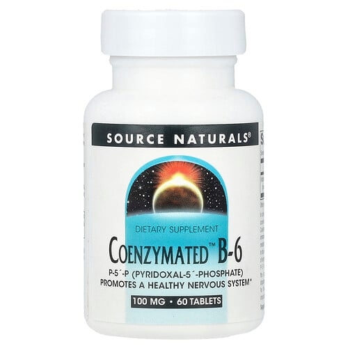 Source Naturals Coenzymated B 6 100 Mg 60 Tablets product image
