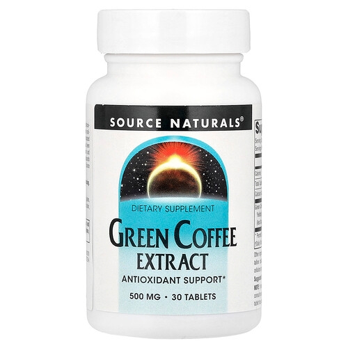 Source Naturals Green Coffee Extract 30 Tablets 500 Mg Per Tablet product image
