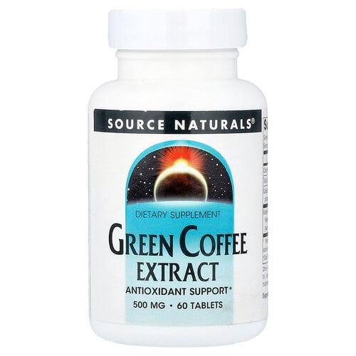 Source Naturals Green Coffee Extract 500 Mg 60 Tablets product image