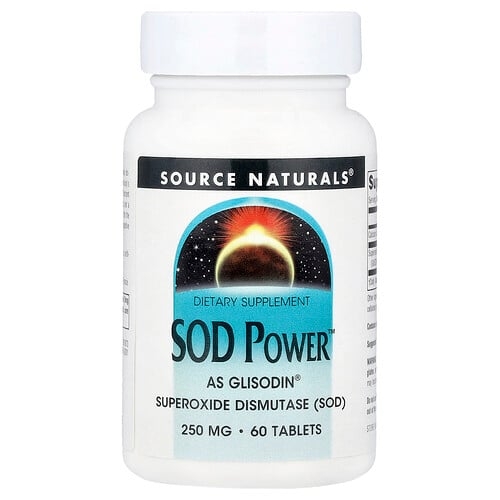 Source Naturals Sod Power 250 Mg 60 Tablets product image