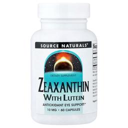 Source Naturals Zeaxanthin With Lutein 60 Capsules