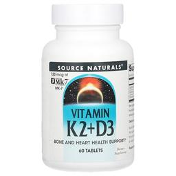 Source Naturals Vitamin K2 D3 60 Tablets