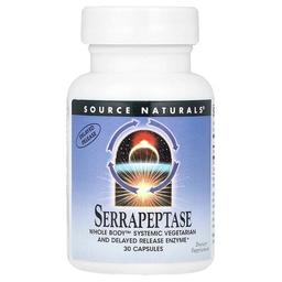 Source Naturals Serrapeptase 30 Capsules 60 000 Spu Per Capsule