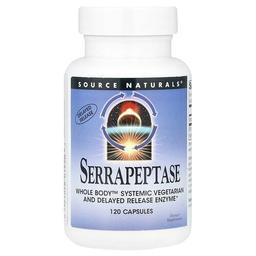 Source Naturals Serrapeptase 120 Capsules 60 000 Spu Per Capsule