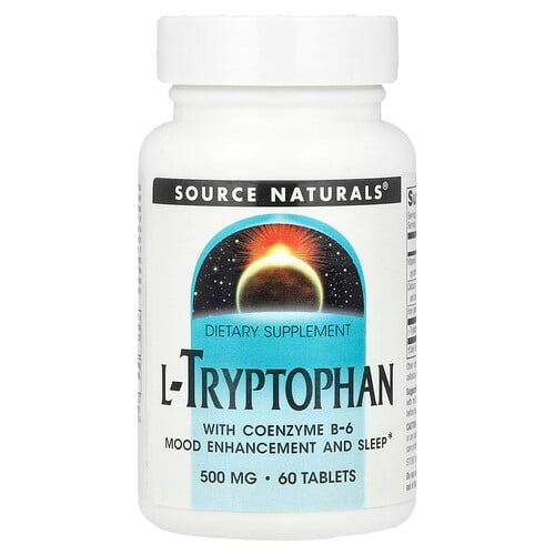 Source Naturals L Tryptophan With Coenzyme B 6 60 Tablets product image