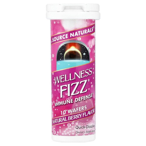 Source Naturals Wellness Fizz Immune Defense Natural Berry 10 Wafers product image