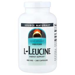 Source Naturals Free Form L Leucine 500 Mg 240 Capsules