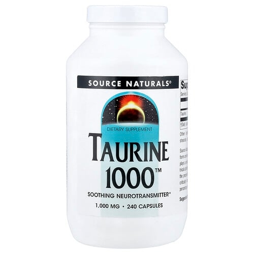 Source Naturals Taurine 1000 1 000 Mg 240 Capsules product image