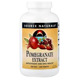 Source Naturals Pomegranate Extract 500 Mg 240 Tablets