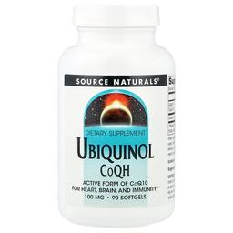 Source Naturals Ubiquinol Coqh 100 Mg 90 Softgels