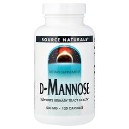 Source Naturals D Mannose 500 Mg 120 Capsules