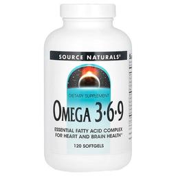 Source Naturals Omega 3 6 9 120 Softgels