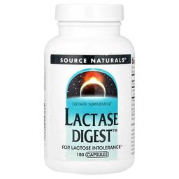 Source Naturals Lactase Digest 180 Capsules 90 Mg Per Capsule