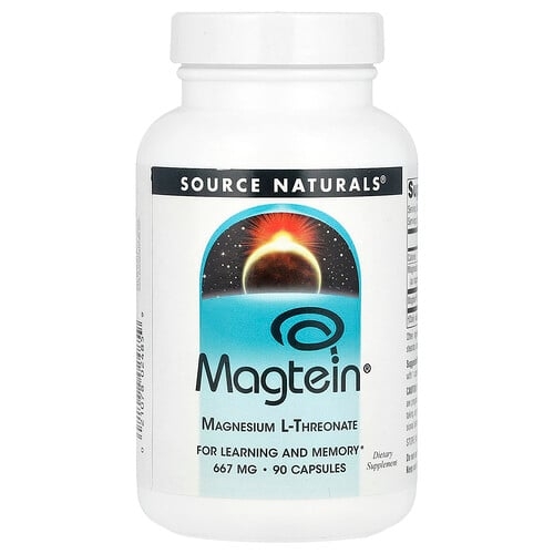 Source Naturals Magtein Magnesium L Threonate 90 Capsules product image