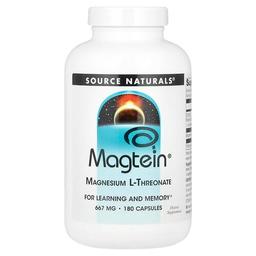 Source Naturals Magtein Magnesium L Threonate 180 Capsules