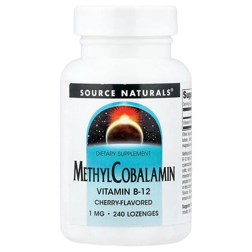 Source Naturals Methylcobalamin Cherry 1 Mg 240 Lozenges product image