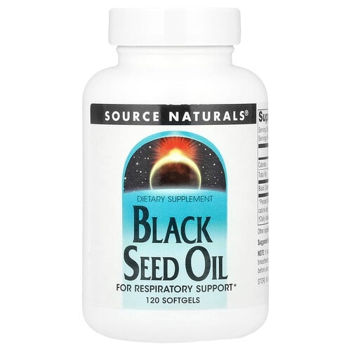 Source Naturals Black Seed Oil 120 Softgels 500 Mg Per Softgel product image