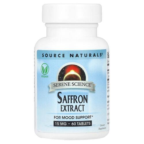 Source Naturals Serene Science Saffron Extract 15 Mg 60 Tablets product image