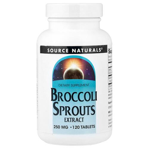 Source Naturals Broccoli Sprouts Extract 250 Mg 120 Tablets product image