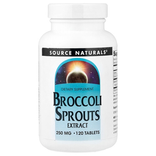 Source Naturals Broccoli Sprouts Extract 250 Mg 120 Tablets product image