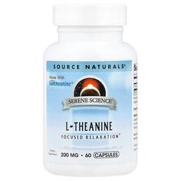 Source Naturals Serene Science L Theanine 200 Mg 60 Capsules
