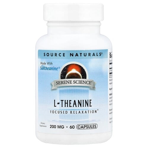 Source Naturals Serene Science L Theanine 200 Mg 60 Capsules product image