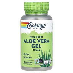Solaray True Herbs Aloe Vera Gel 10 Mg 100 Vegcaps