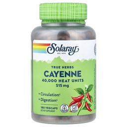 Solaray True Herbs Cayenne 515 Mg 180 Vegcaps
