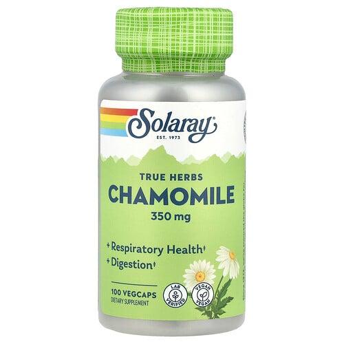 Solaray True Herbs Chamomile 350 Mg 100 Vegcaps product image
