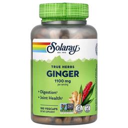 Solaray True Herbs Ginger 180 Vegcaps 550 Mg Per Capsule