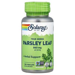Solaray True Herbs Parsley Leaf 100 Vegcaps 430 Mg Per Capsule
