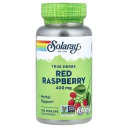 Solaray True Herbs Red Raspberry 400 Mg 100 Vegcaps