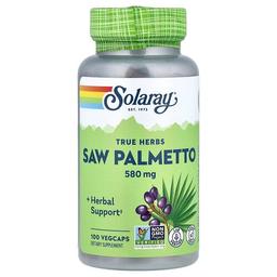Solaray True Herbs Saw Palmetto 580 Mg 100 Vegcaps
