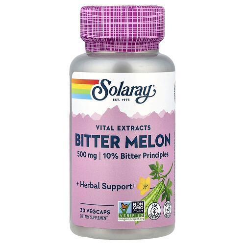 Solaray Vital Extracts Bitter Melon 500 Mg 30 Vegcaps product image