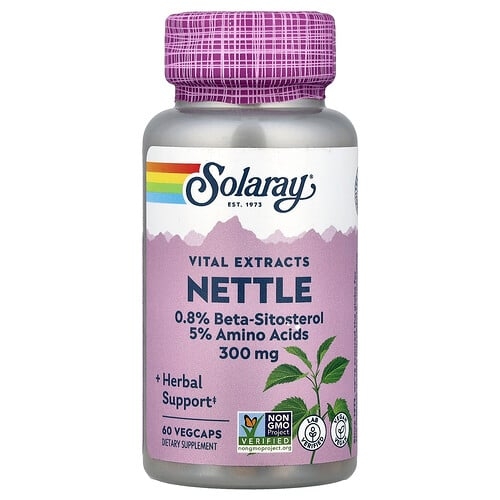 Solaray Vital Extracts Nettle 300 Mg 60 Vegcaps product image
