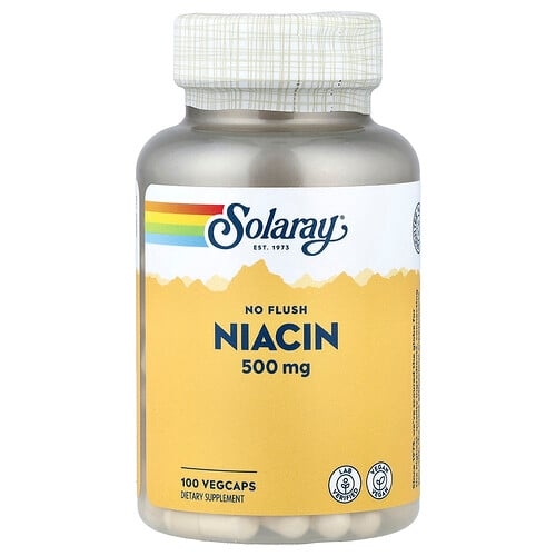 Solaray Niacin No Flush 100 Vegcaps product image