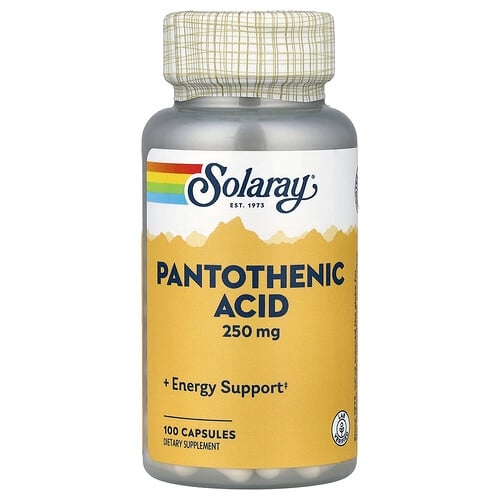 Solaray Pantothenic Acid 100 Capsules product image