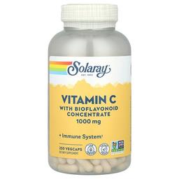 Solaray Vitamin C With Bioflavonoid Concentrate 1 000 Mg 250 Vegcaps
