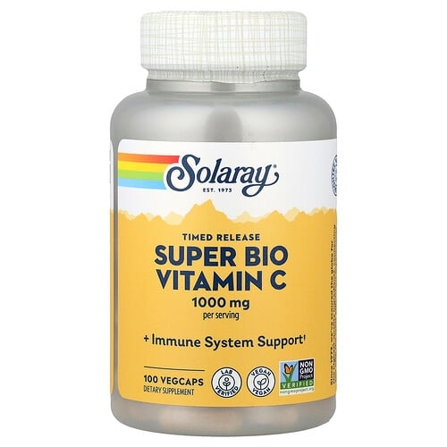 Solaray Timed Release Super Bio Vitamin C 100 Vegcaps product image