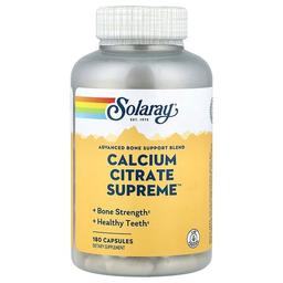 Solaray Calcium Citrate Supreme 180 Capsules