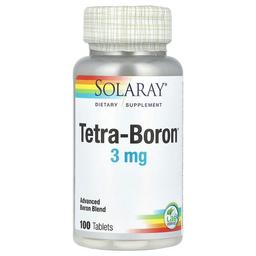 Solaray Tetra Boron 3 Mg 100 Tablets