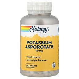 Solaray Potassium Asporotate 99 Mg 200 Capsules