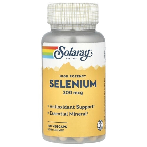 Solaray High Potency Selenium 200 Mcg 100 Vegcaps product image