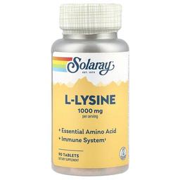 Solaray L Lysine 90 Tablets