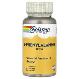Solaray L Phenylalanine 500 Mg 60 Vegcaps