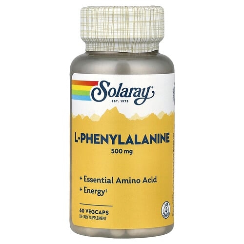 Solaray L Phenylalanine 500 Mg 60 Vegcaps product image