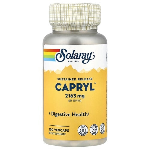 Solaray Capryl 100 Vegcaps product image